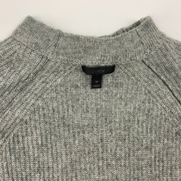 J. Crew Gayle Tie Neck Wool Blend Sweater Sz M - Picture 11 of 16